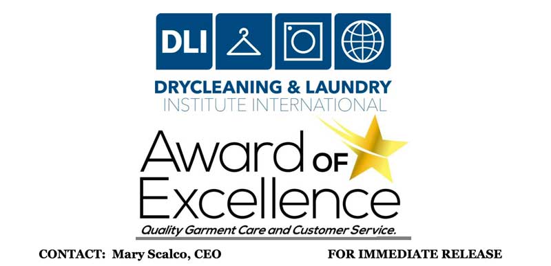 dry cleaning award of excellence